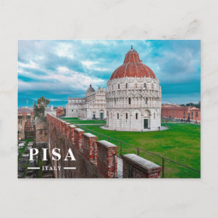 Cartes Pour Fêtes Annuelles Baptistère de Pise et cathédrale Piazza dei Miraco