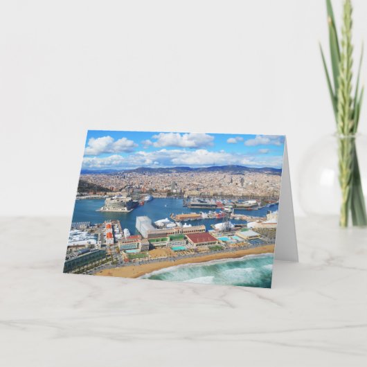 Cartes Pour Fêtes Annuelles Barcelone (Devant)