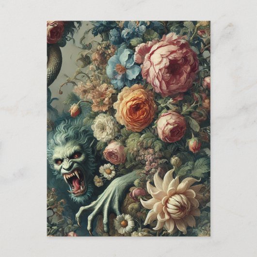 Cartes Pour Fêtes Annuelles Baroque Peril - gothique victorien (Devant)