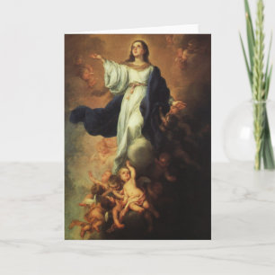Cartes Pour Fêtes Annuelles Bartolome Murillo - acceptation de la Vierge