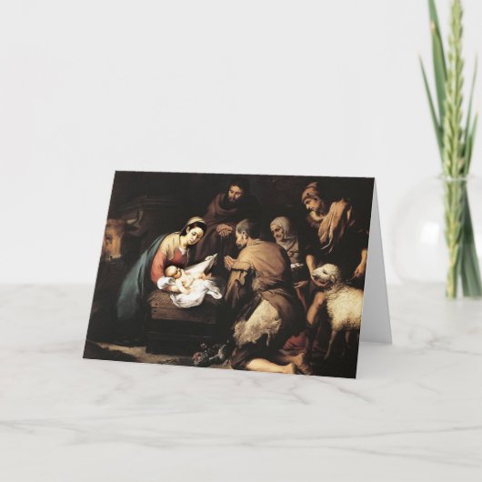 Cartes Pour Fêtes Annuelles Bartolome Murillo - l'Anunciation (Devant)