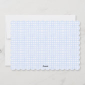 Cartes Pour Fêtes Annuelles Bas Chaussettes Aquarelle Bleue Prépa (Dos)