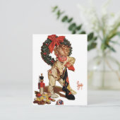 Cartes Pour Fêtes Annuelles Bas de Noël Leyendecker (Debout devant)