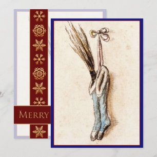 Cartes Pour Fêtes Annuelles Bas de Noël vintage Customisés