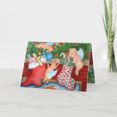 Cartes Pour Fêtes Annuelles Bas de substance de porcs de vol (Dos)