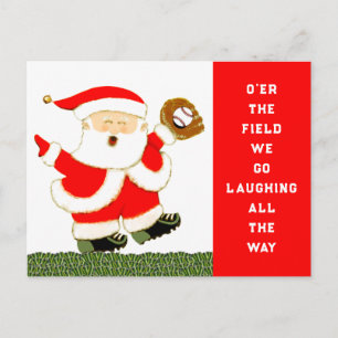 Cartes Pour Fêtes Annuelles Baseball Christmas cards