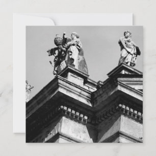 Cartes Pour Fêtes Annuelles Basilique Archipapale de St-Jean de Latran Noir Bl
