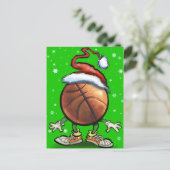 Cartes Pour Fêtes Annuelles Basket-ball (Debout devant)