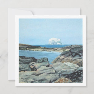 Cartes Pour Fêtes Annuelles Bass Rock, North Berwick, Scotland fine art