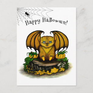 Cartes Pour Fêtes Annuelles Bat d'Halloween mignonne