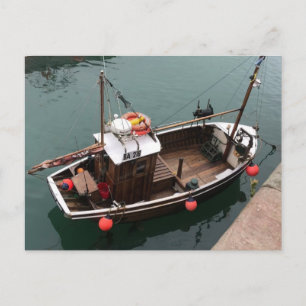 Cartes Pour Fêtes Annuelles Bateau de pêche dans le port de Portpatrick, Wigto