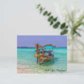 Cartes Pour Fêtes Annuelles Bateau longue queue Koh Lipe, Thaïlande (Debout devant)