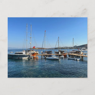 Cartes Pour Fêtes Annuelles Bateaux de la mer Egée Bodrum