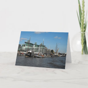 Cartes Pour Fêtes Annuelles Bateaux sur la Tamise