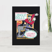 Cartes Pour Fêtes Annuelles Batman | Jingle Bells, Je Ne Sens Pas! (Devant)