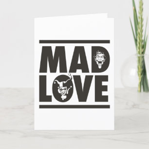 Cartes Pour Fêtes Annuelles Batman Valentine   Joker & Harley - Mad Love