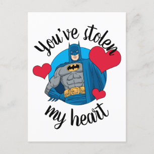 Cartes Pour Fêtes Annuelles Batman Valentine   Vous avez volé mon coeur