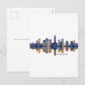 Cartes Pour Fêtes Annuelles Baton Rouge Skyline (Devant / Derrière)