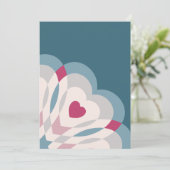 Cartes Pour Fêtes Annuelles Battement de cœur (Debout devant)