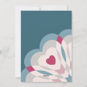 Cartes Pour Fêtes Annuelles Battement de cœur (Dos)