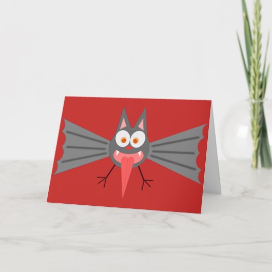 Cartes Pour Fêtes Annuelles Batty Valentine's Day (Devant)