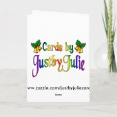 Cartes Pour Fêtes Annuelles Bauble Design Feliz Navidad Noël espagnol (Dos)