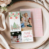 Cartes Pour Fêtes Annuelles Baubles Festivals Snowflakes Joyeux Noël 2 Photo