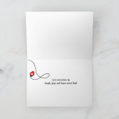 Cartes Pour Fêtes Annuelles BaZooples "vacances soumises à une contrainte ?" (Intérieur)