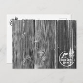 Cartes Pour Fêtes Annuelles BDR Make-Your Own B&W (Devant / Derrière)