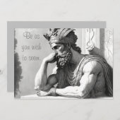 Cartes Pour Fêtes Annuelles Be as you wish to seem (Devant / Derrière)