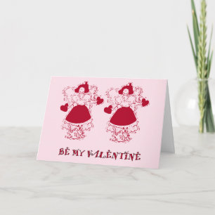 Cartes Pour Fêtes Annuelles Be My Valentine Children's Valentine