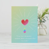 Cartes Pour Fêtes Annuelles Be Your True Self – Empowering Greeting Card (Debout devant)