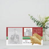 Cartes Pour Fêtes Annuelles Beach Holiday (Debout devant)