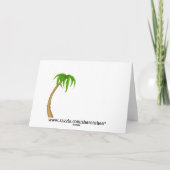 Cartes Pour Fêtes Annuelles Beach Sandcastle Noël (Dos)