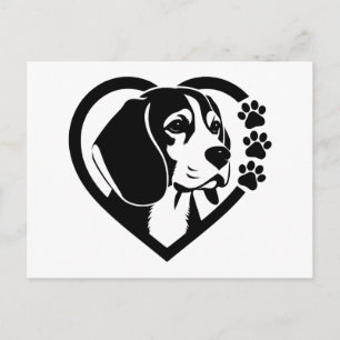 Cartes Pour Fêtes Annuelles Beagle