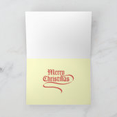 Cartes Pour Fêtes Annuelles Beagle Père Noël et cadeaux d'amis (Intérieur)