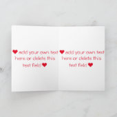 Cartes Pour Fêtes Annuelles Bean en attente de toi Saint Valentin (Intérieur)