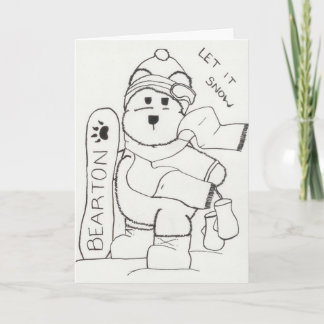 Cartes Pour Fêtes Annuelles Bearton Bear