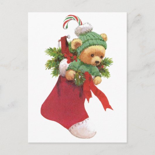 Cartes Pour Fêtes Annuelles Beary Joyeux Noël (Devant)