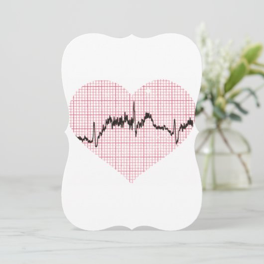 Cartes Pour Fêtes Annuelles Beat du coeur VII (Debout devant)