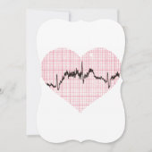 Cartes Pour Fêtes Annuelles Beat du coeur VII (Devant)