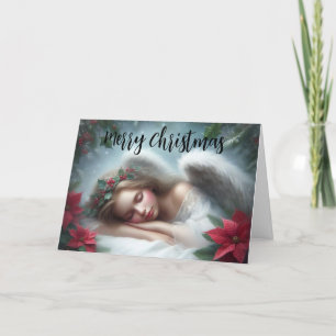 Cartes Pour Fêtes Annuelles Beau ange couchant