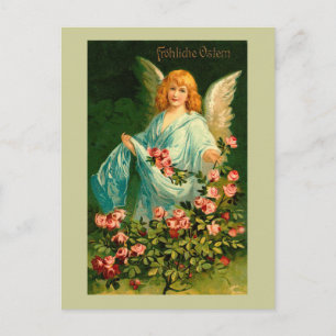 Cartes Pour Fêtes Annuelles Beau Angel de Pâques Vintage allemand