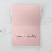 Cartes Pour Fêtes Annuelles Beau Coeurs rose et blanc Saint Valentin (Intérieur)