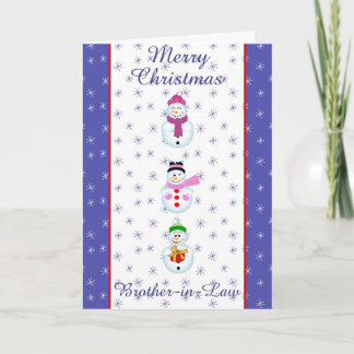 Cartes Pour Fêtes Annuelles Beau-frère de Noël