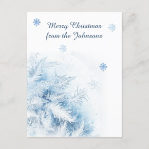Cartes Pour Fêtes Annuelles Beau hiver Frost Noël