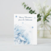 Cartes Pour Fêtes Annuelles Beau hiver Frost Noël (Debout devant)