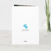 Cartes Pour Fêtes Annuelles Beau Noël victorien (Dos)