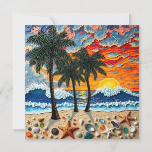 Cartes Pour Fêtes Annuelles Beau Rivage Joyeux   Dire Bonjour