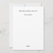 Cartes Pour Fêtes Annuelles Beau Snowflake Enchanté Happy Winter (Dos)